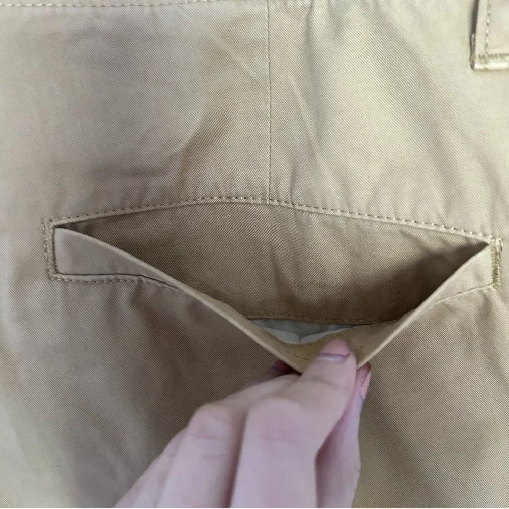 J. Crew Sailor Heritage Chino Pant Khaki Plus Size 33 Coastal Casual